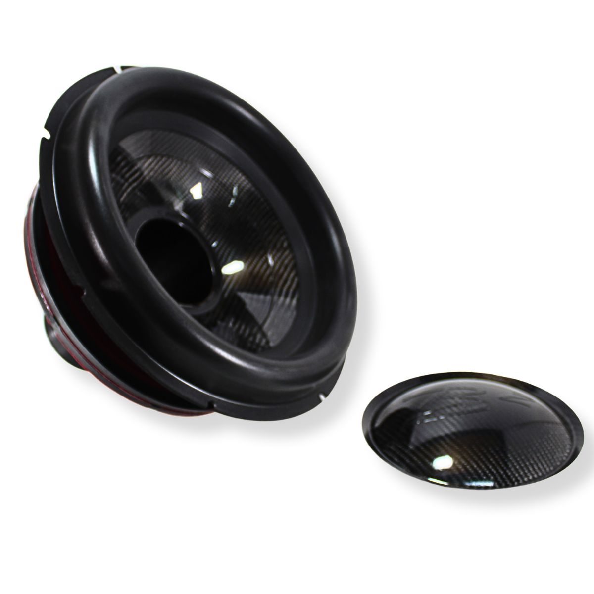 B2 Audio Rampage 15" Re-cone Kit Drop In 1-Ohm 4" Coil Carbon Fiber