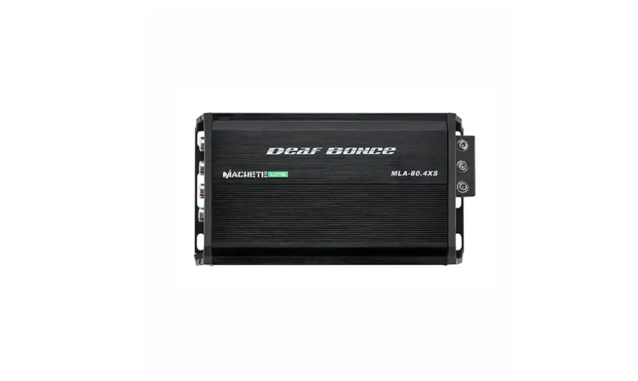 Deaf Bonce Deaf Bonce MACHETE MLA-80.4 XS | 80 Watt 4-channel amplifier - Car Audio