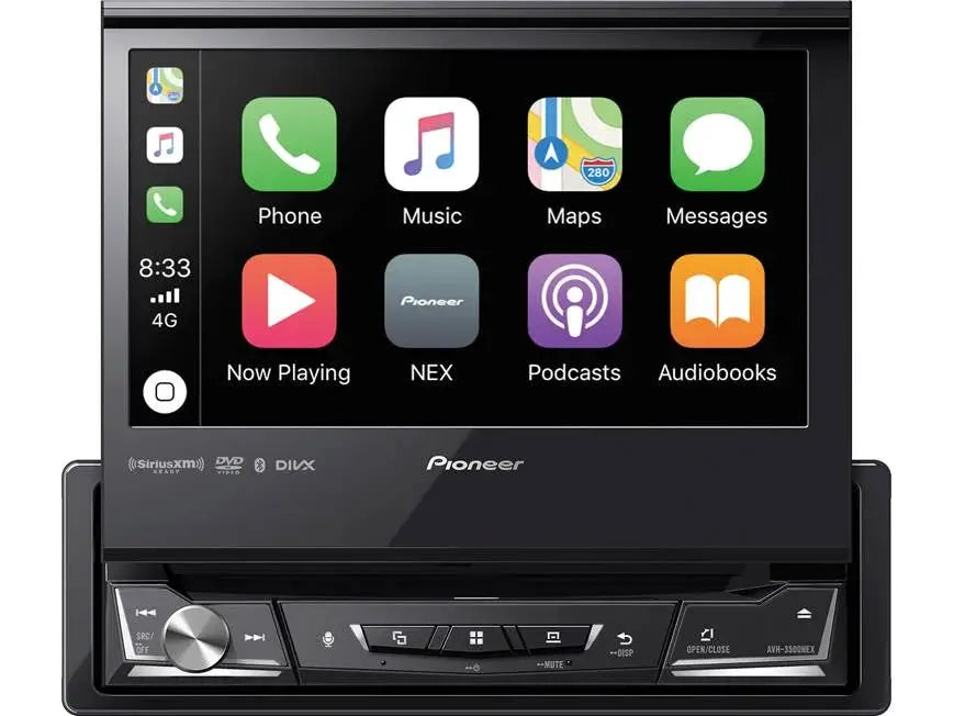 Pioneer Pioneer AVH-3500NEX 7.0"– CD/DVD player, Motorized screen, Apple CarPlay®, Android Auto™, Pioneer Vozsis with Alexa app., Built-in Bluetooth® and back-up camera input - Car Audio