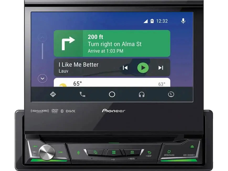 Pioneer Pioneer AVH-3500NEX 7.0"– CD/DVD player, Motorized screen, Apple CarPlay®, Android Auto™, Pioneer Vozsis with Alexa app., Built-in Bluetooth® and back-up camera input - Car Audio