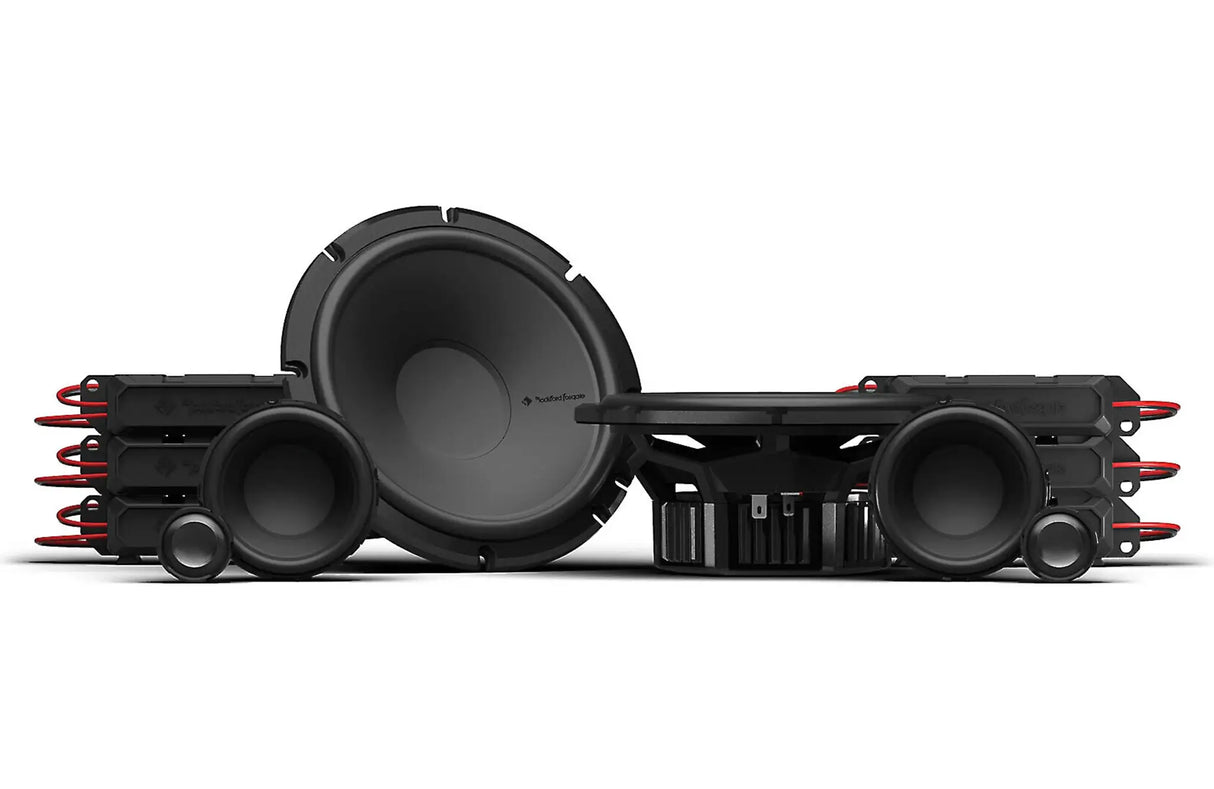 Rockford Fosgate Rockford Fosgate Punch P3V2-65 6-1/2" 3-Way Component Speaker System - Car Audio