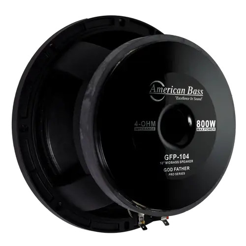 American Bass American Bass Godfather Pro Cast 104 Midbass Speaker (single) - Car Audio