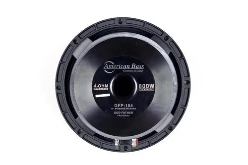 American Bass American Bass Godfather Pro Cast 104 Midbass Speaker (single) - Car Audio