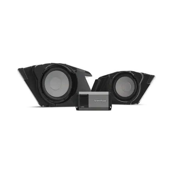 Rockford Fosgate Rockford Fosgate Dual 10" Saddlebag Subwoofer Kit for 2014-2023 Harley-Davidson® Street Glide & Road Glide - Car Audio