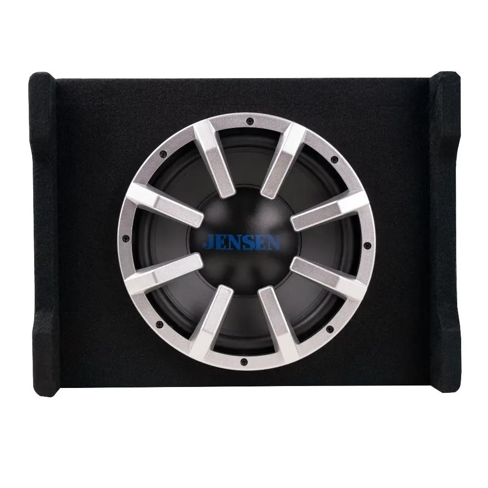 Jensen 10″ Subwoofer with Vented Enclosure and Built-In Amp – JW10A
