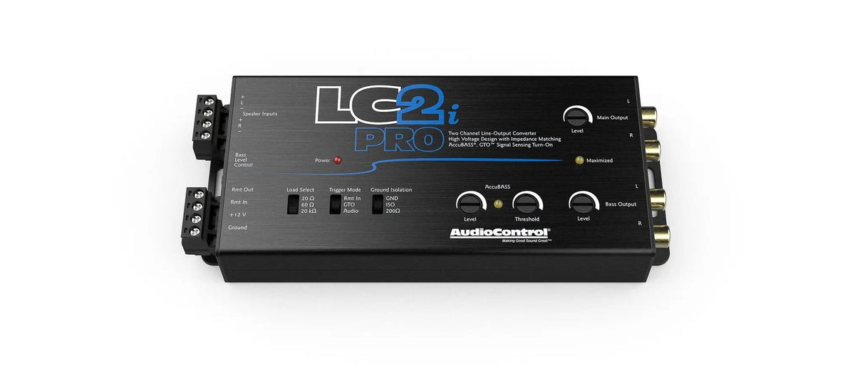 AudioControl AudioControl LC2i-PRO 2-Channel Line Output Converter & Line Driver w/ AccuBass - Car Audio