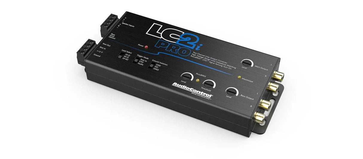AudioControl AudioControl LC2i-PRO 2-Channel Line Output Converter & Line Driver w/ AccuBass - Car Audio