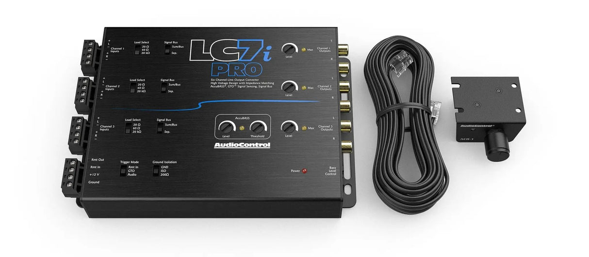 AudioControl AudioControl LC7i-PRO 6-Channel Line Output Converter w/ AccuBass - Car Audio