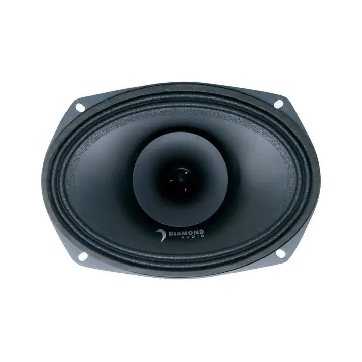 Diamond Audio Diamond Audio 6"x 9" MP Series 2-Way Full-Range Coaxial Speakers w/1" Horn Tweeter (4Ω) - MP694 - Car Audio