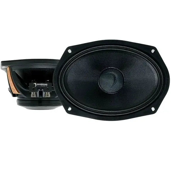 Diamond Audio Diamond Audio 6"x 9" MSNEO Series High Output Neo Midrange Speakers (4Ω) - MS69NEO - Car Audio