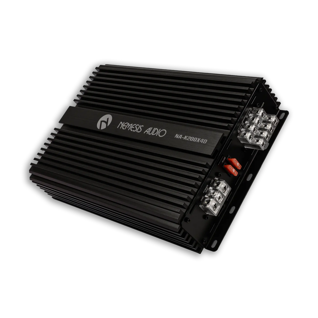 Nemesis Audio Nemesis Audio NA-K200X4D 200W RMS x 4 Class D 4-Channel Car Amplifier Made In Korea Team Series - Car Audio