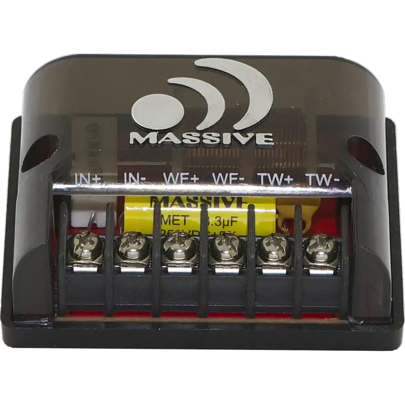 Massive Audio Massive Audio PK6S 6.5" 2-Way Component Speakers - Car Audio
