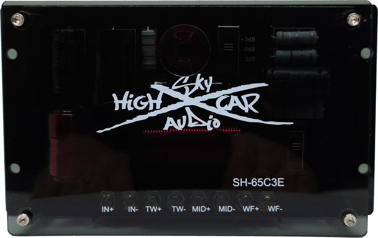 Sky High 65C3E 3 Way 6.5" Component Set 4 ohm (Ferrite Motors, Silk Dome)