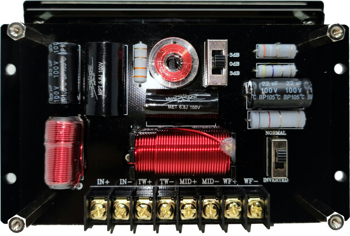 Sky High 65C3E 3 Way 6.5" Component Set 4 ohm (Ferrite Motors, Silk Dome)