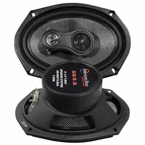 American Bass American Bass SQ 6.9 Full Range Speakers (Pair) - Car Audio