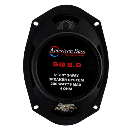 American Bass American Bass SQ 6.9 Full Range Speakers (Pair) - Car Audio