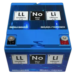 Limitless Lithium Limitless Lithium NOLI-30 30Ah Group 30L Sodium Ion Battery - Car Audio