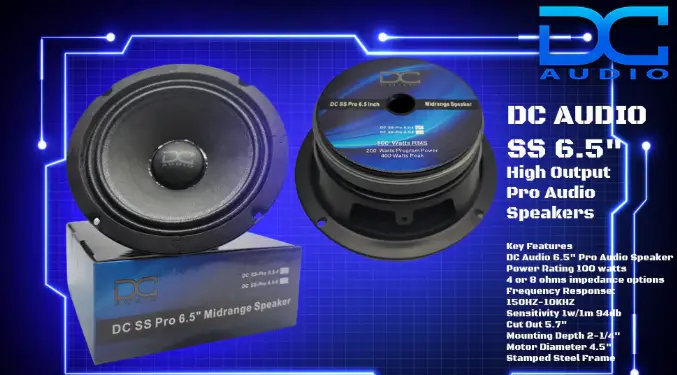DC Audio DC Audio SS 6.5" Full Range Pro Audio - Car Audio