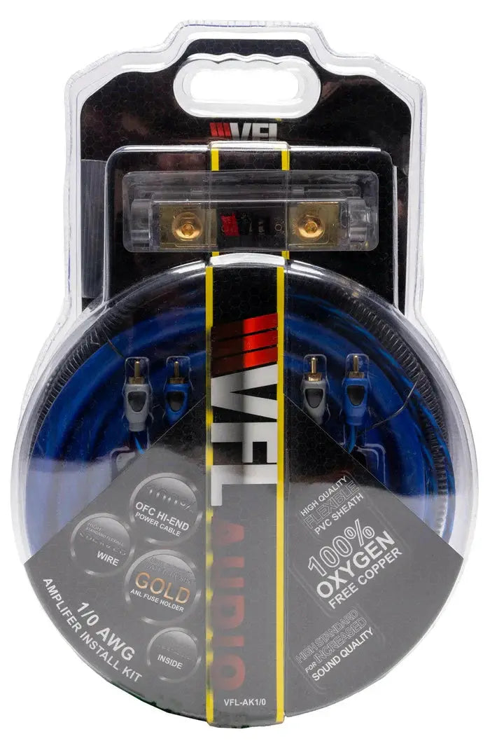 VFL Audio 0 Gauge Amplifier Installation Kit - Trinity Car Audio