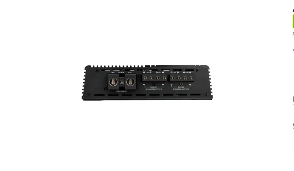 Deaf Bonce Deaf Bonce Apocalypse ASA 750.4 4 Channel Full Range Amplifier - Car Audio