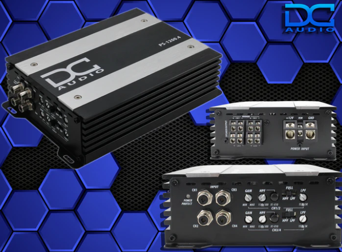 DC Audio PS1200x4 - Mini 4 Channel Amplifier