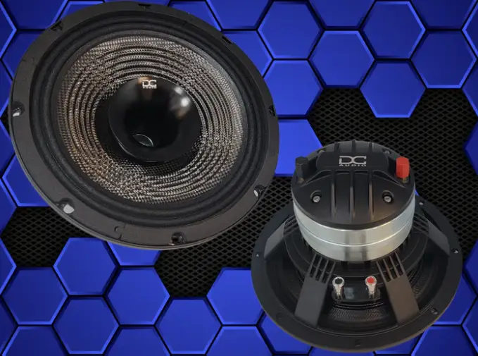 DC Audio DC Audio NEO COAXIAL CF 8" Full Range Pro Audio - Car Audio