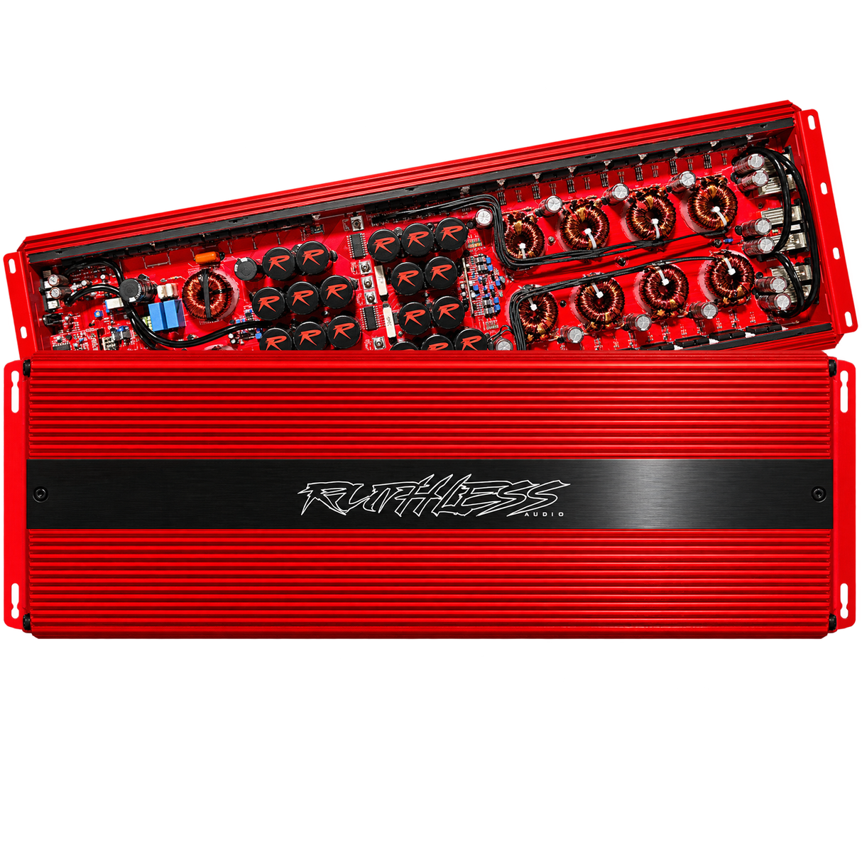 Ruthless Audio Ruthless Audio 12500.1 Red 12,500 Watt Monoblock Amplifier - Car Audio