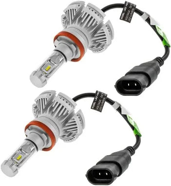 Heise Pro Series LED Headlight Kit - H11 single beam plug-and-play LED bulbs