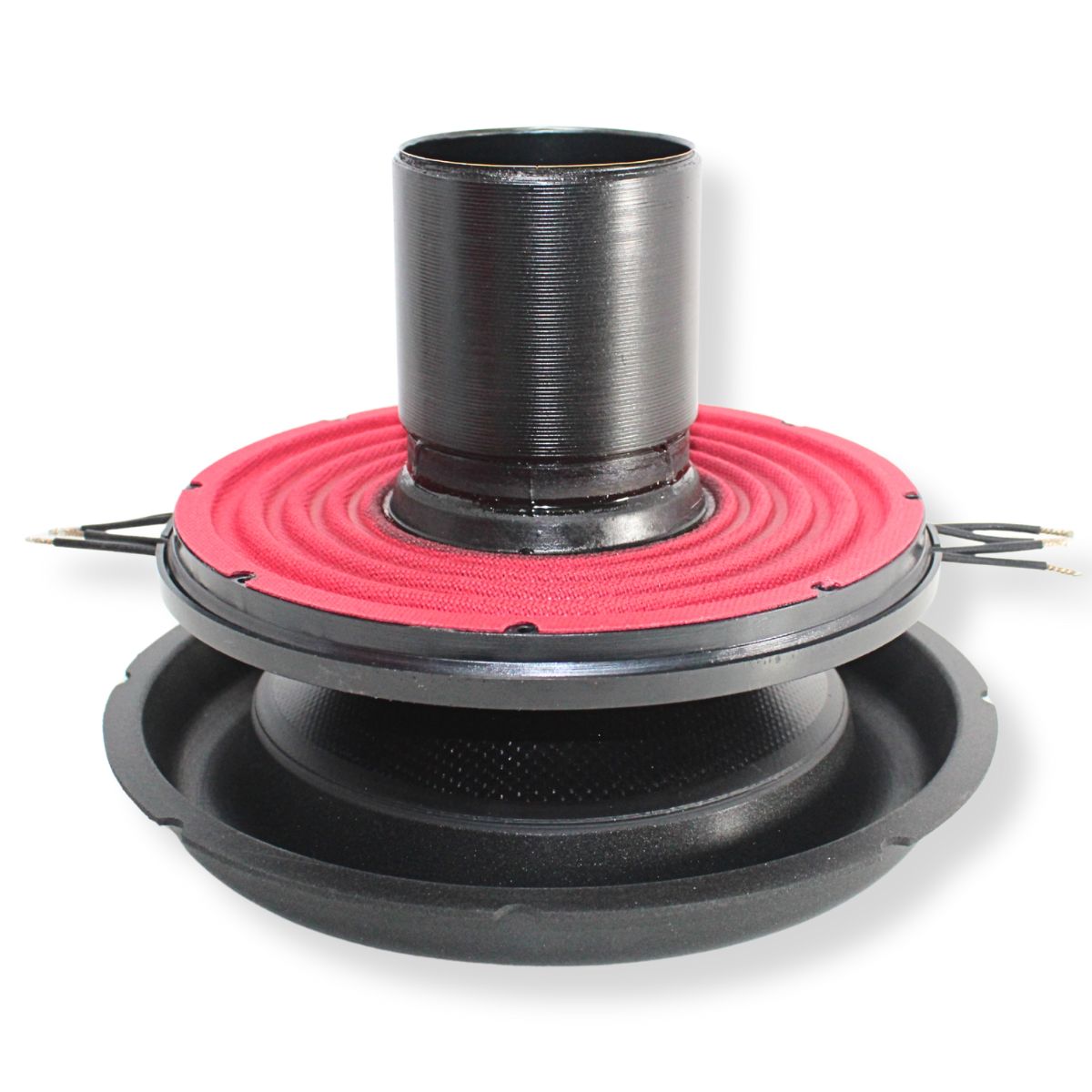 B2 Audio Rampage 10" Re-cone Kit Drop  1-Ohm 3" Coil Carbon Fiber