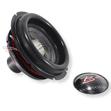 B2 Audio Rampage 8" Re-cone Kit Drop  1-Ohm 2" Coil Carbon Fiber