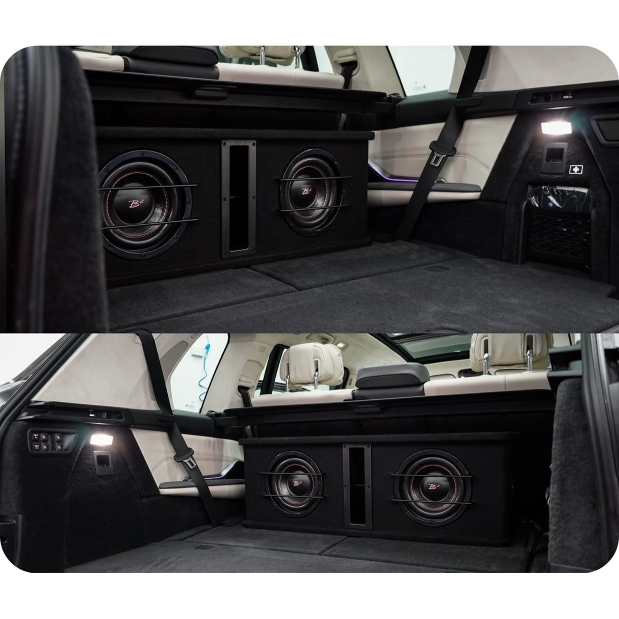 B2 Audio Dual 8" 800W Peak Dual 2 Ohm Vented Loaded Subwoofer Enclosure DVPE28