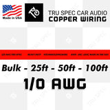 By The Foot 1/0 AWG OFC Red Tru Spec #TeamWeldingWire Copper Wire