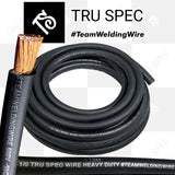 By The Foot 1/0 AWG OFC Black Tru Spec #TeamWeldingWire Copper Wire