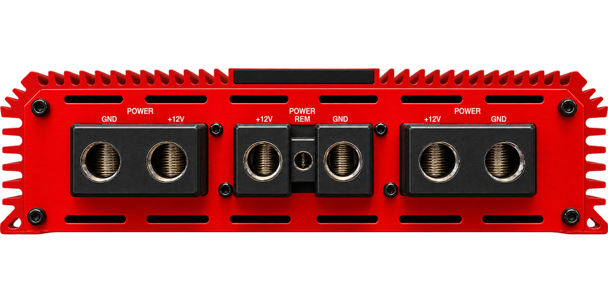 Ruthless Audio Ruthless Audio 12500.1 Red 12,500 Watt Monoblock Amplifier - Car Audio