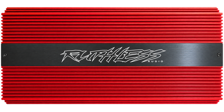Ruthless Audio Ruthless Audio 7500.1 Red 7,500 Watt Monoblock Amplifier - Car Audio