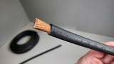 By The Foot 1/0 AWG OFC Black Tru Spec #TeamWeldingWire Copper Wire