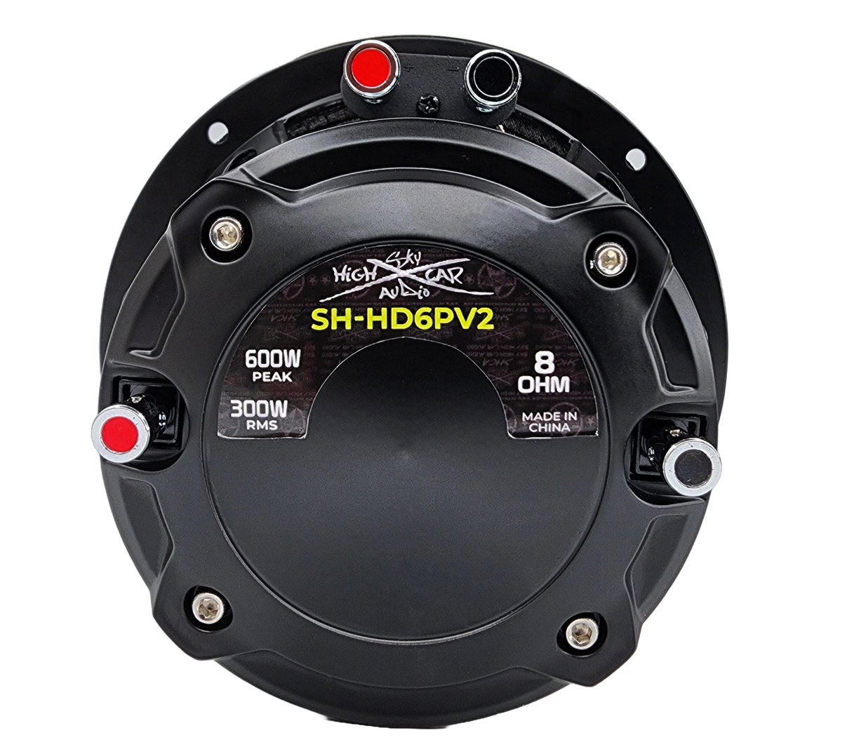 Sky High Pro Audio HD6P V2 6.5" Hybrid Loudspeaker W/ 2" Compression Driver Horn (Single)