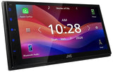 JVC JVC KW-M590BT Digital Media Receiver featuring 6.8" Capacitive Touch Monitor / Apple CarPlay® / Android Auto™ / USB Mirroring / Bluetooth® / 13-Band EQ / Short Chassis - Car Audio