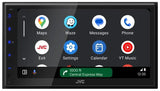 JVC JVC KW-M590BT Digital Media Receiver featuring 6.8" Capacitive Touch Monitor / Apple CarPlay® / Android Auto™ / USB Mirroring / Bluetooth® / 13-Band EQ / Short Chassis - Car Audio