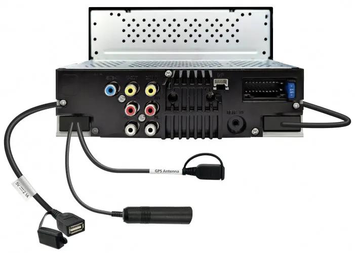 JVC JVC KW-M590BT Digital Media Receiver featuring 6.8" Capacitive Touch Monitor / Apple CarPlay® / Android Auto™ / USB Mirroring / Bluetooth® / 13-Band EQ / Short Chassis - Car Audio