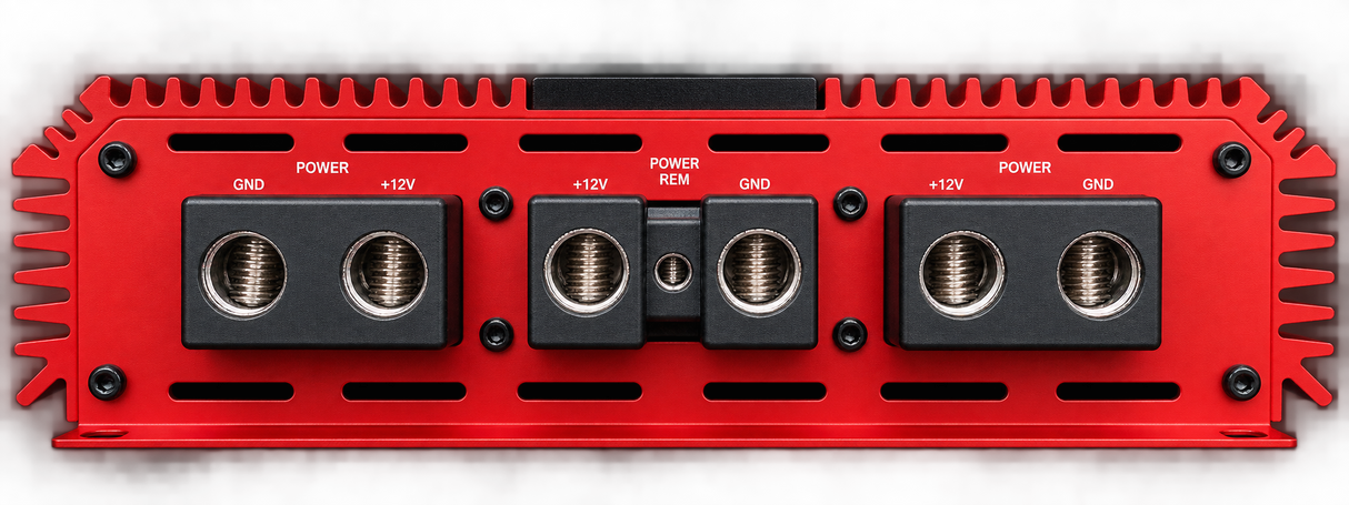 Ruthless Audio Ruthless Audio 7500.1 Red 7,500 Watt Monoblock Amplifier - Car Audio