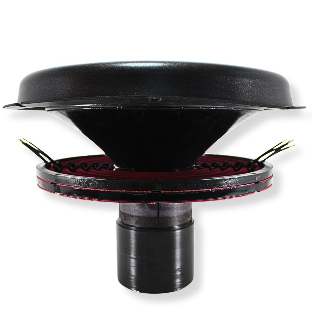 B2 Audio Rampage 15" Re-cone Kit Drop  2-Ohm 4" Coil Carbon Fiber