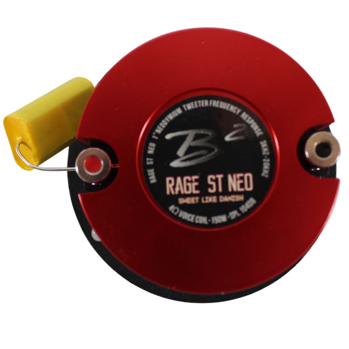 B2 Audio RAGE Series Pair of 1" 4-Ohm 100 Watt RMS Neodymium Tweeters, OD 2.95" RAGE ST NEO