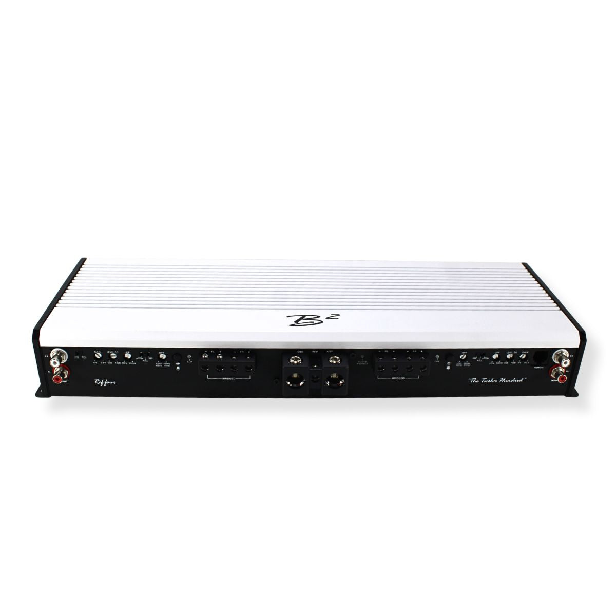 B2 Audio 4CH 1200W SQ Amplifier 4-ohm Bridgeable Class A/B Ref Four