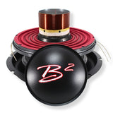 B2 Audio Riot Re-cone Kit Drop-In 10"  4-Ohm 3" Coil Carbon Fiber