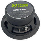 SoundQubed HDX Series 6.5" Coaxial 2-way Speakers (pair)