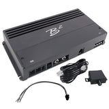 B2 Audio MANI 600 Watt 1-Ohm Car Audio Class D Compact Mono Bass Amplifier