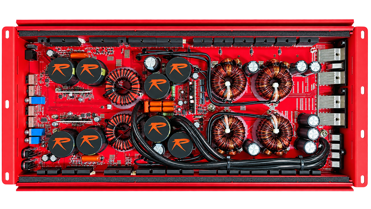 Ruthless Audio Ruthless Audio 5000.2 Red 2 Channel Amplifier - Car Audio