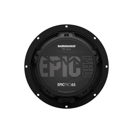 AudioControl EPICPRO6S 6.5" Slim Midrange Speakers, 200W RMS, 4 Ohms (Pair)