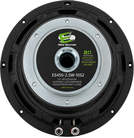 Elite Sounds Elite Sounds 10" Mid-Bass Woofer ES450-2.5W-10S2 - Car Audio